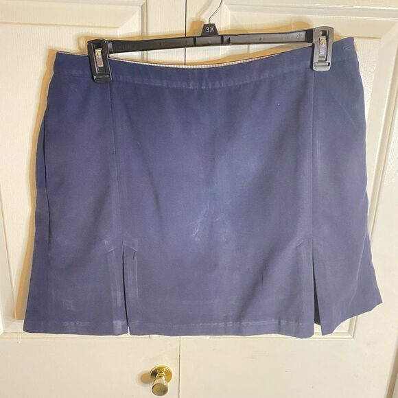 Tommy Hilfiger Golf Navy Blue Pleated Skirt Size 14 - Picture 1 of 3